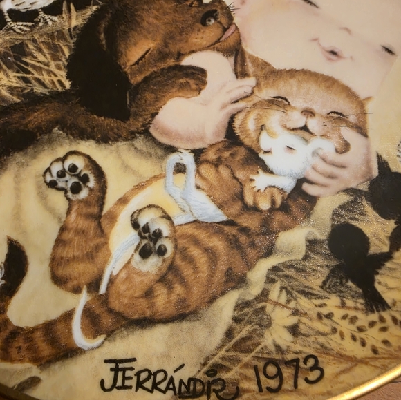 1973 Christmas Plate West Germany - Juan Ferrandiz ANRI 8" - Picture 2 of 9